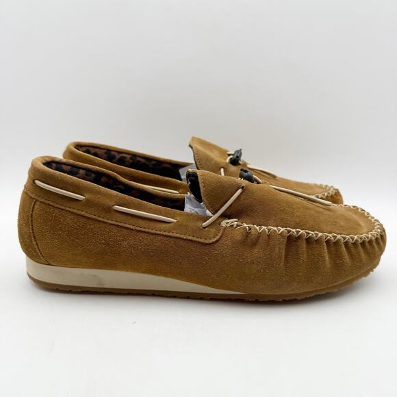 SAS Womens Running Late-X Loafers US 10.5 M EU 42 Tan Leather Slip On NIB - Picture 3 of 12